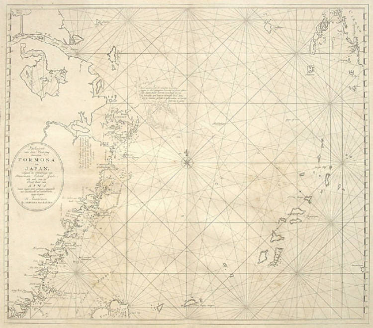 Antique map of Northern China by van Keulen